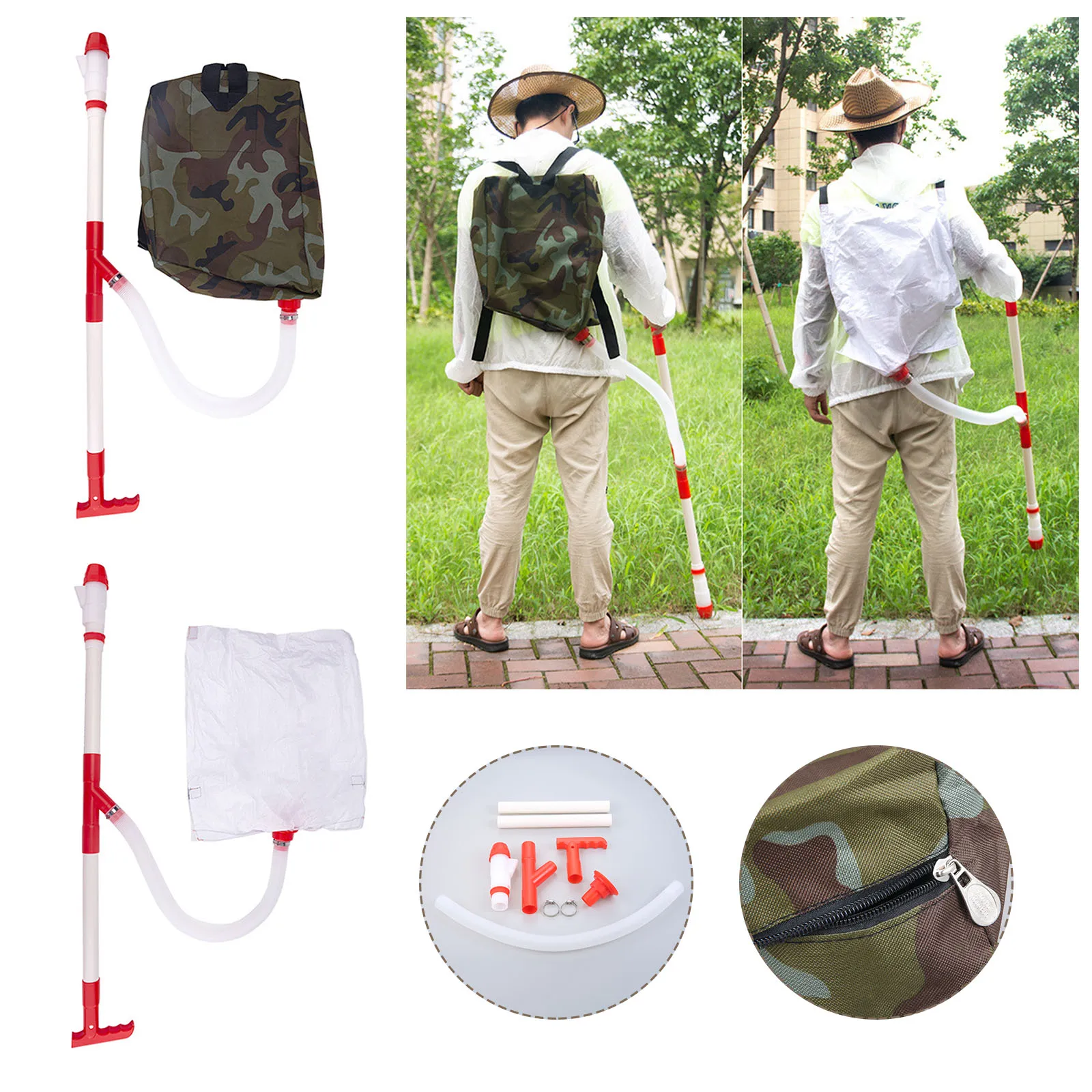 Vegetable Transplanter - Manual Backpack Fertilizer Spreader Tool Single