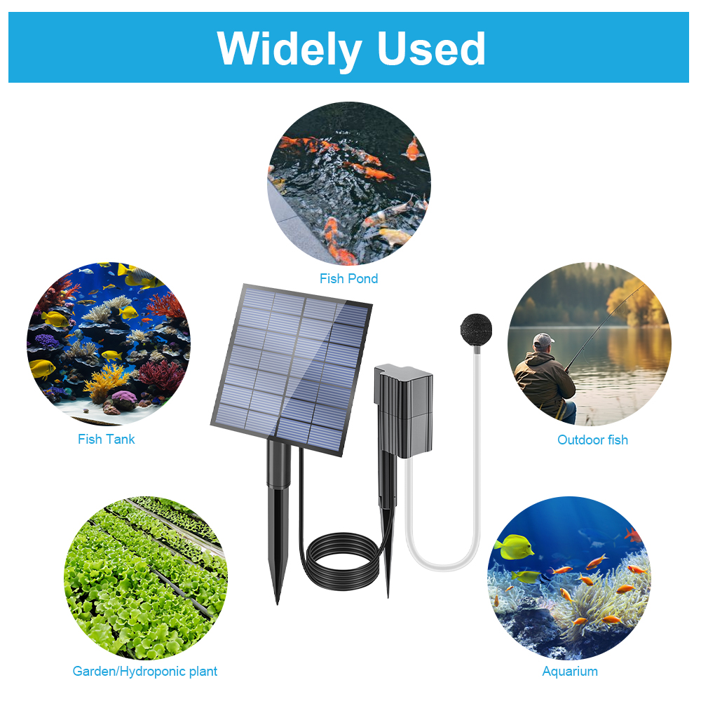 Solar Powered Pond Aerator 2.5 - Fish Pond Aerator 评论和价格