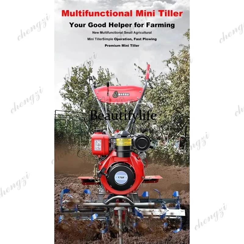 a55  New Mini Rotary Tiller Ho - Farming Agriculture Machine 评论和价格