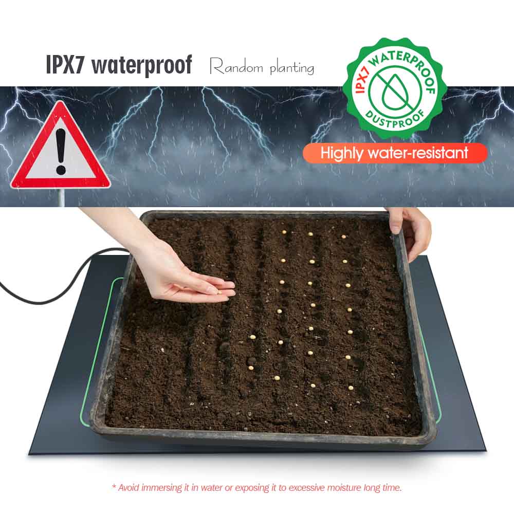 7-100W Plants Heating Pad with - Seedling Heat Mat 评论和价格