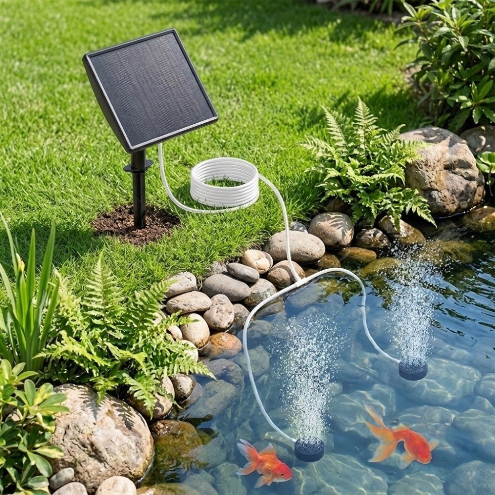 Low Noise Solar Oxygen Pump So - Fish Pond Aerator 评论和价格