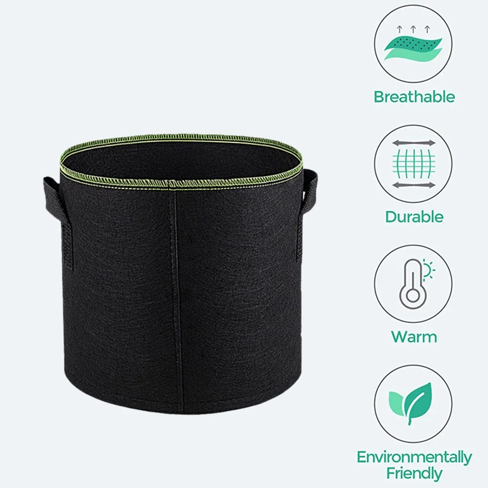 Fabric Plant Pots Grow Bags 3/ - Vegetable Transplanter 评论和价格