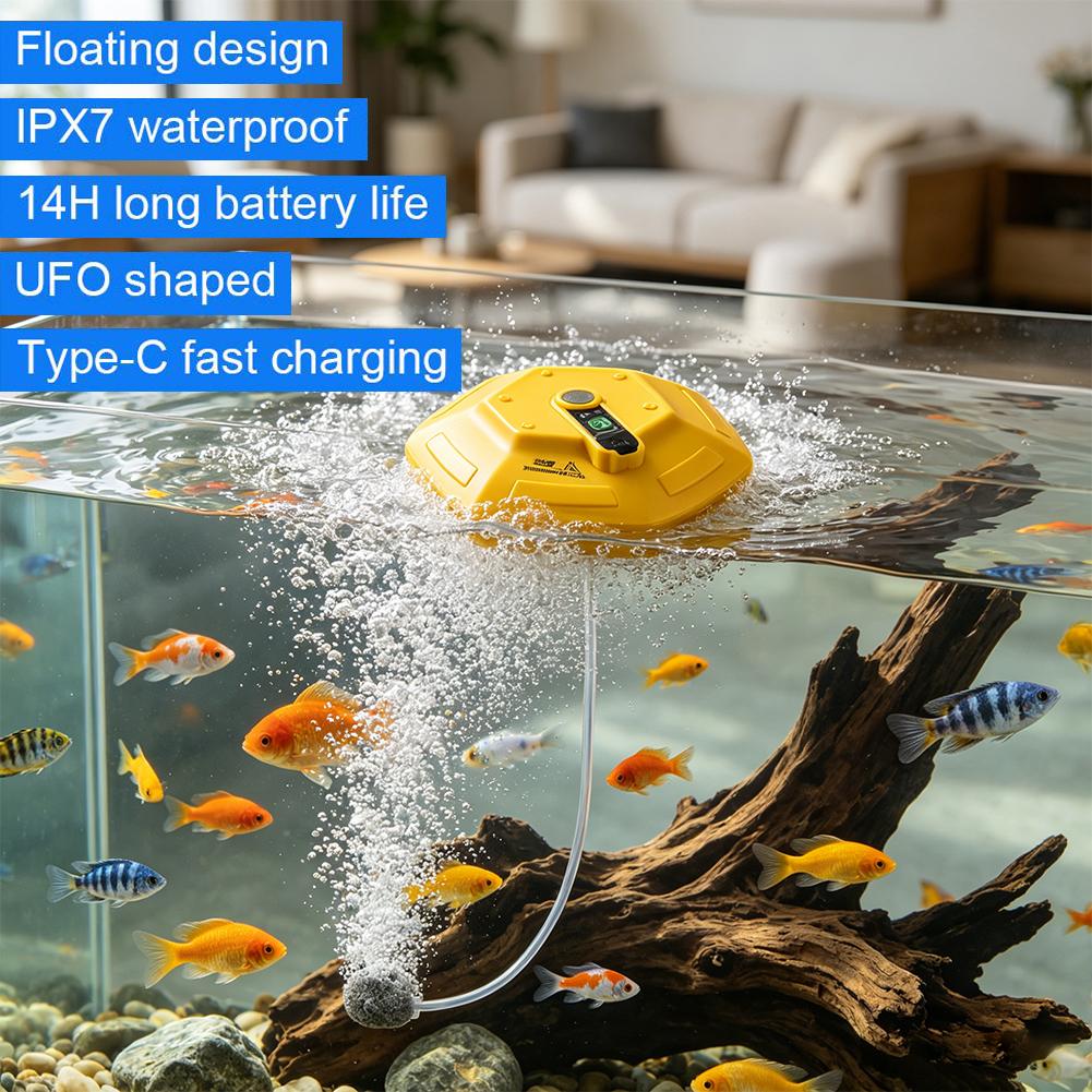 Portable Floating Fish Tank Ox - Fish Pond Aerator 评论和价格