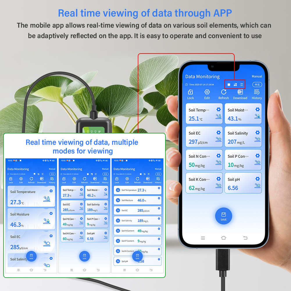 YAGO Soil Sensor 8 in 1 for Ag - Precision Farming Smart Agriculture 评论和价格