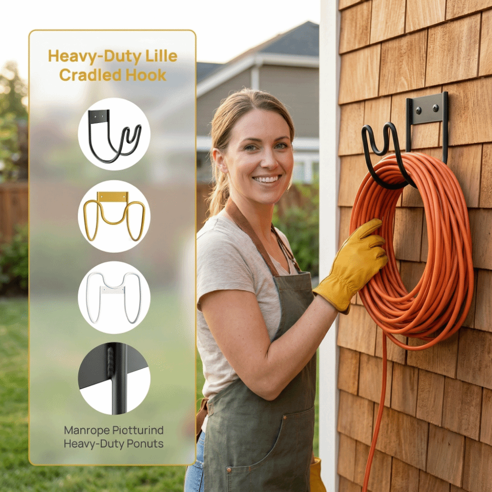 Rust Proof Garden Hose Holder  - Gardena Hose Flex 评论和价格