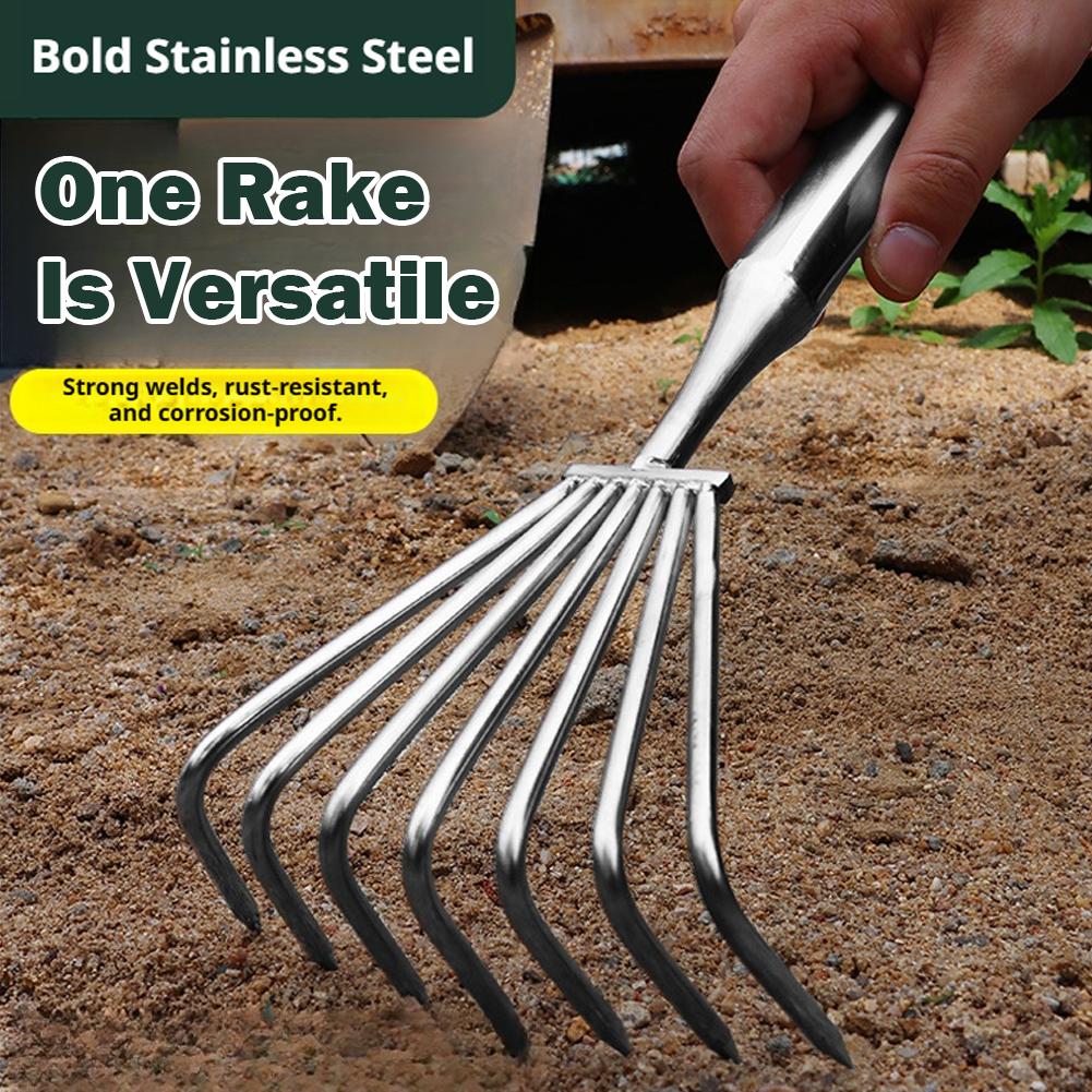 Garden Stainless Steel Hand Ra - Vegetable Transplanter 评论和价格